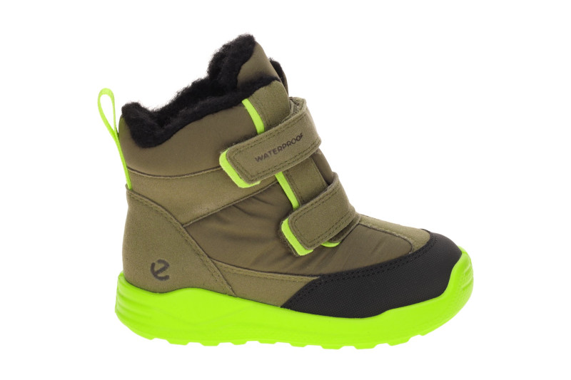 ecco Urban Kinderstiefel grün Warmfutter Waterproof