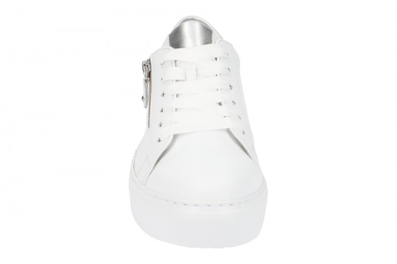 Gabor Schuhe weiß silber Sneakers 23.314.21