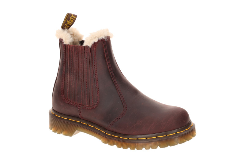 Dr. Martens 2976 Leonore Stiefel Chelsea-Boot rot Warmfutter