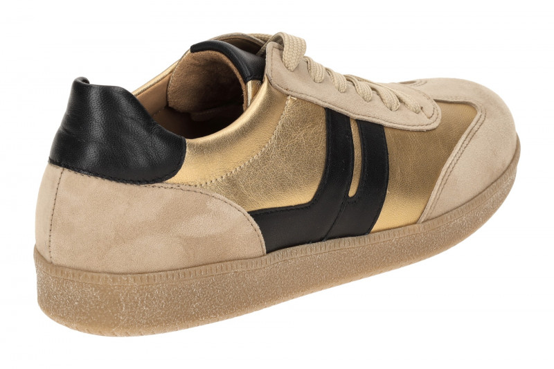 Gabor Schuhe Retro-Sneakers beige gold metallic 63.300.14