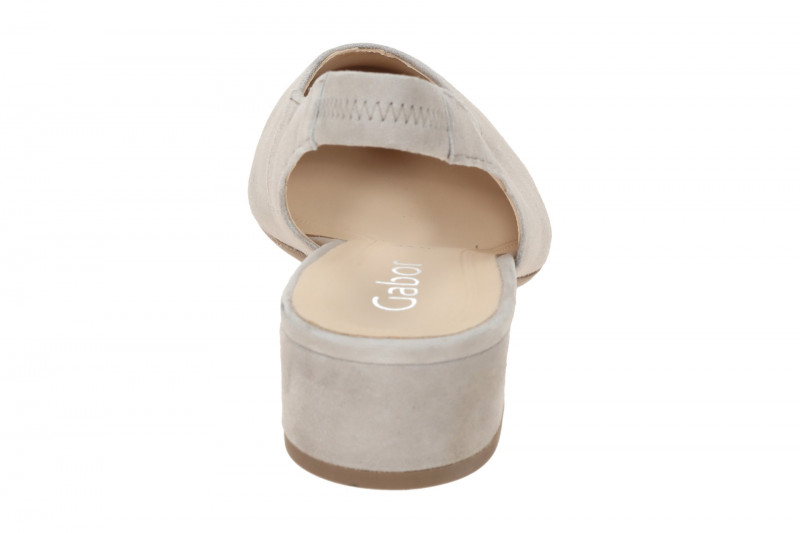 Gabor Sling Pumps grau visone Velour 61.520.12