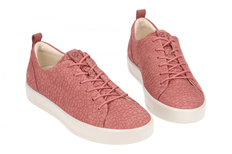 Ecco Soft 8 Schuhe rot Teconic-Nubuck