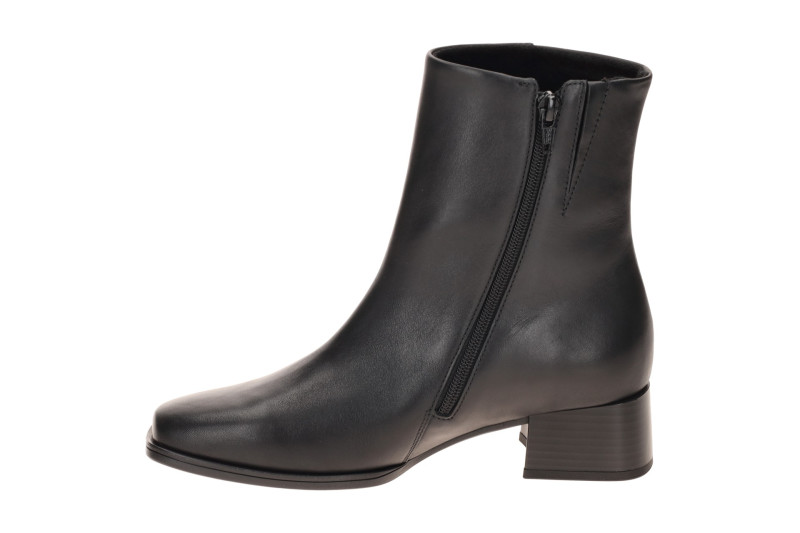 Gabor Stiefelette schwarz matt Karree 8067.01.001