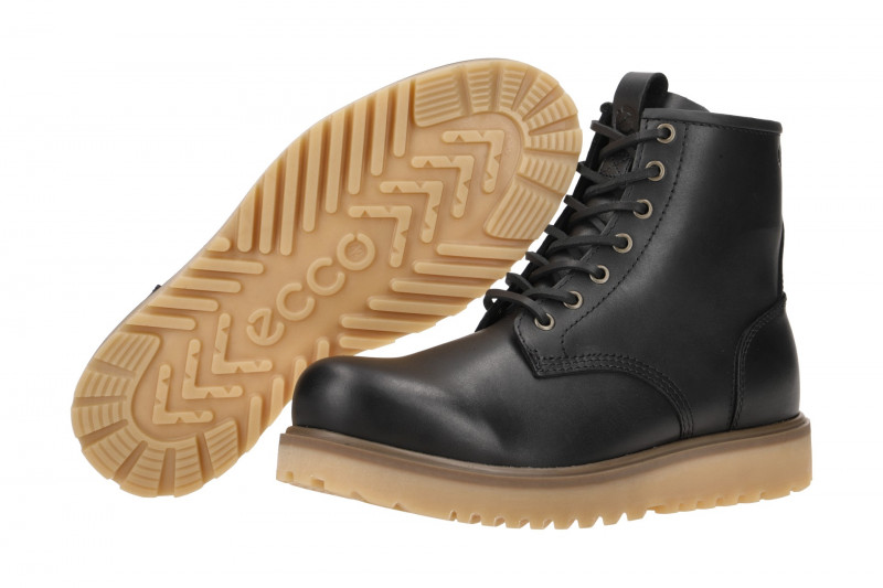 Ecco Staker Schnür Stiefel schwarz 217624