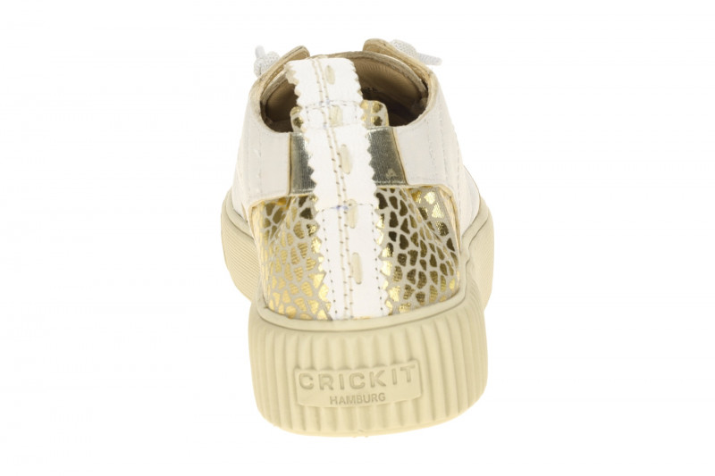 CRICKIT Oakli Stretch Sneaker weiß gold