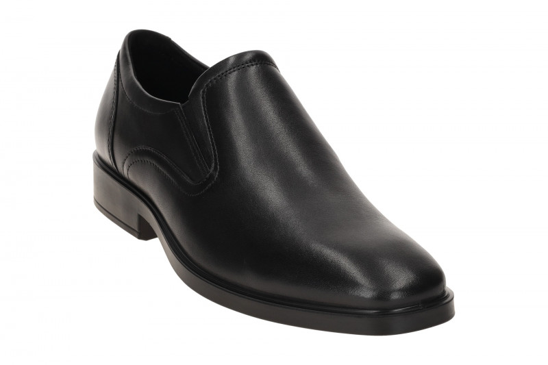 Ecco Metropole Milan Business Slipper Schuhe schwarz 523304