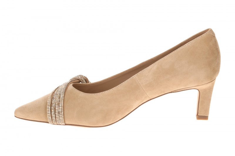 Peter Kaiser Pumps braun hazel Strass Glitzer 72406