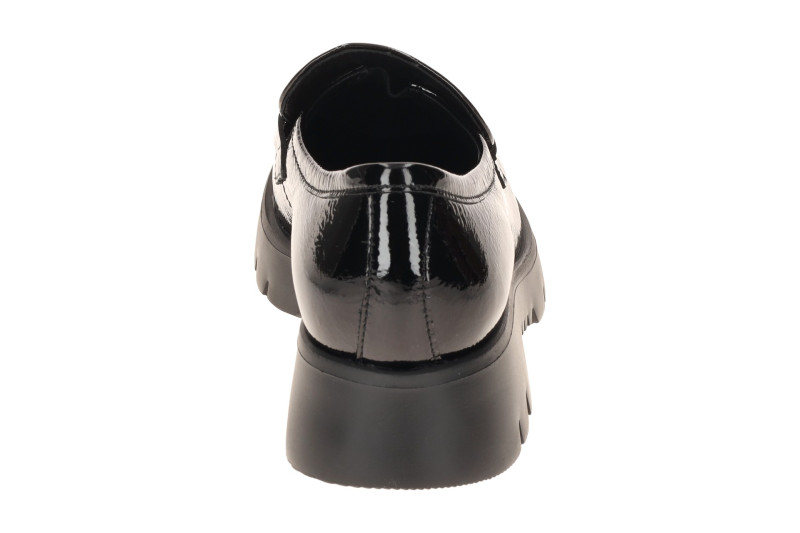 Högl Finn Schuhe Slipper Loafer in schwarz Lack 2425