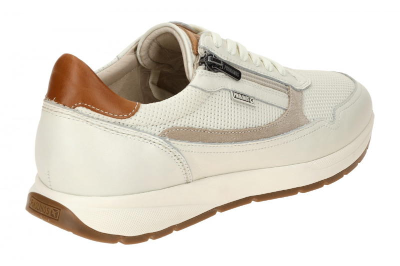 Pikolinos Getafe Schuhe weiß Perforation M2B-6263C3