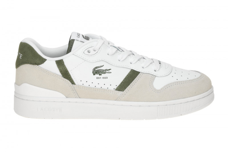 Lacoste T-Clip Set Schuhe Sneakers weiß grün khaki 0168