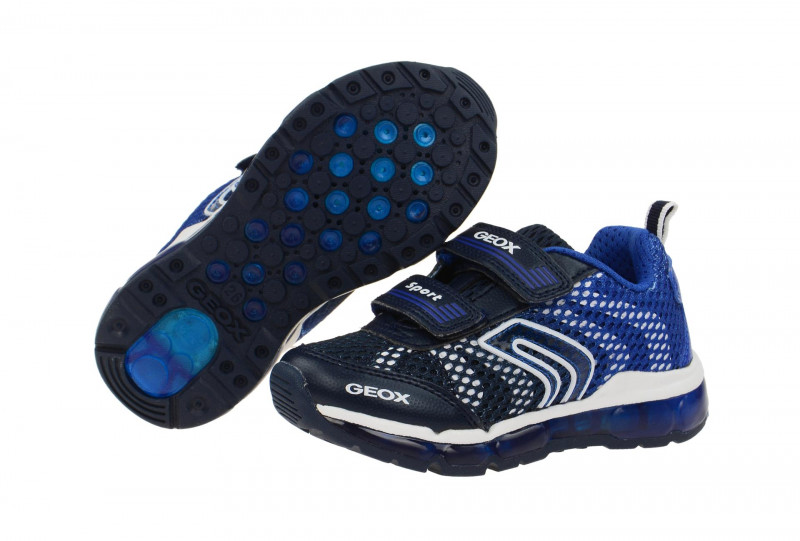 Geox Android Schuhe blau Blinker J6244C