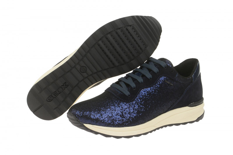 Geox Respira Airell B Sneakers in schwarz blau Damenschuhe