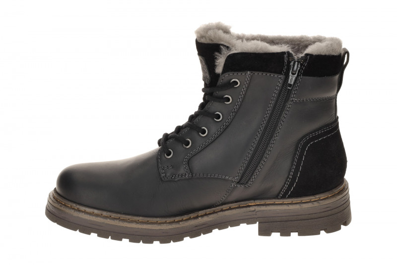 Josef Seibel Curtis 50 Winter Herren Stiefel schwarz wasserdicht