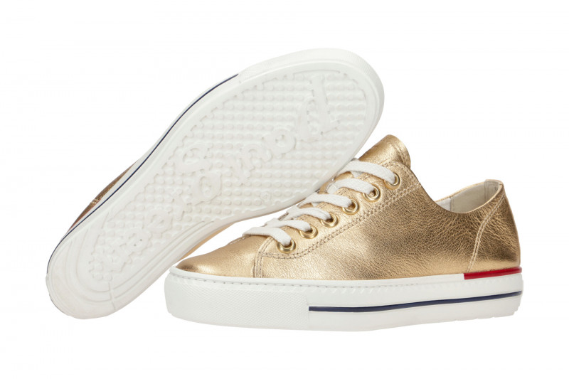 Paul Green Sneaker Schuhe gold metallic 4760