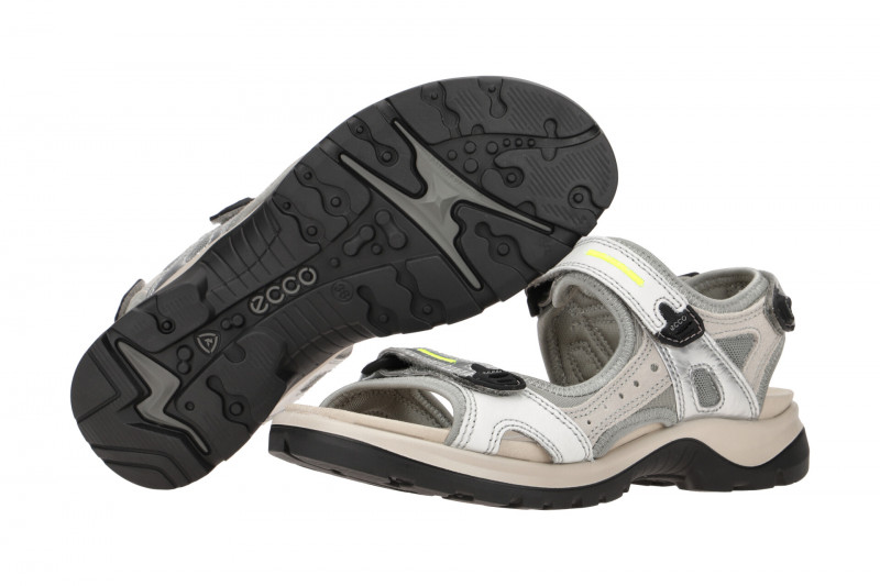 Ecco Offroad Damen Sandale grau silber multi