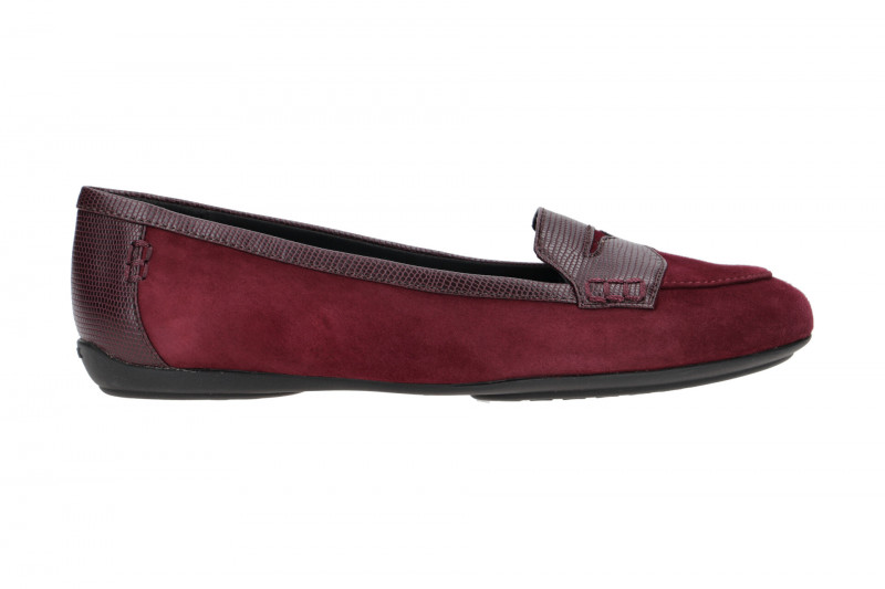 Geox Charlene Slipper Ballerinas dunkelrot D16Y7A