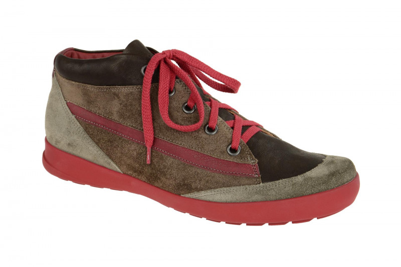 Think Zagg Schuhe braun grau rot