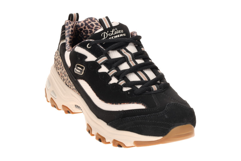 Skechers D´Lites Schuhe schwarz Leo 150877