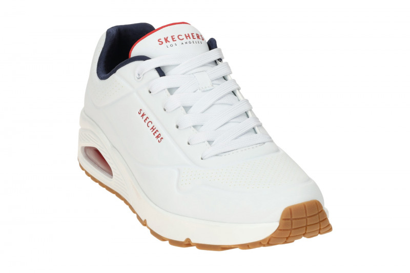 Skechers Uno Schuhe weiß rot Sneakers 52458