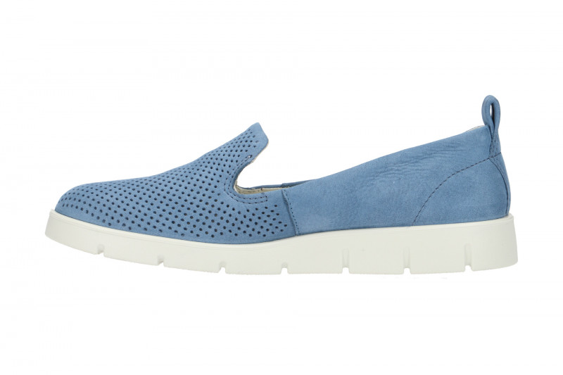Ecco Bella Plateau Slipper blau