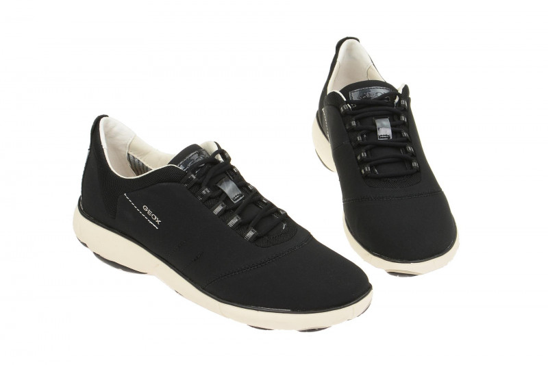 Geox Nebula Damen Schnür- Schuhe schwarz D621EA