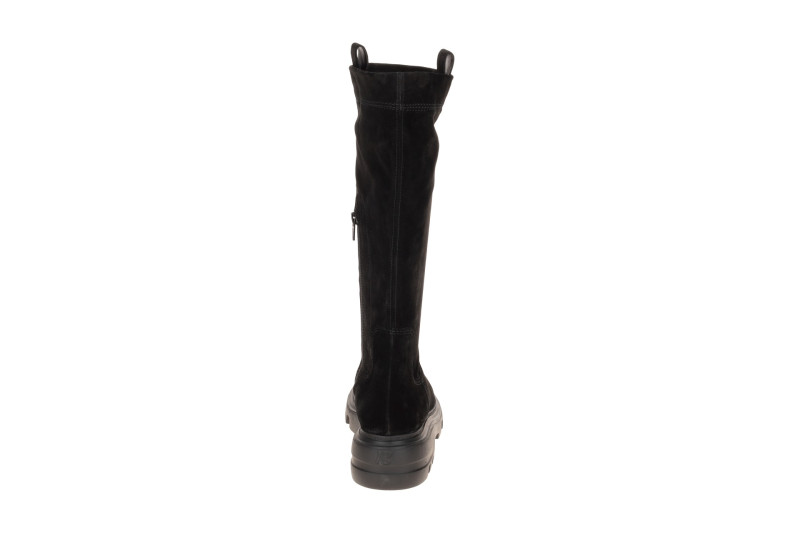 Paul Green Stiefel schwarz Langschaft Velour 8296