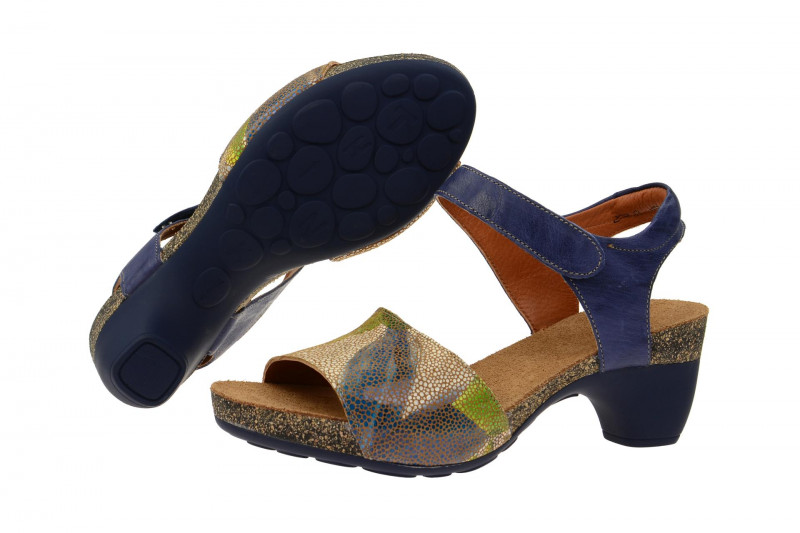 Think Traudi Sandale blau jeans kombi 6-86573-84