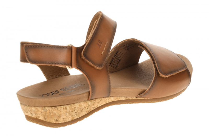 Josef Seibel Keil Sandale Fleur 01 braun Riemchen 88201