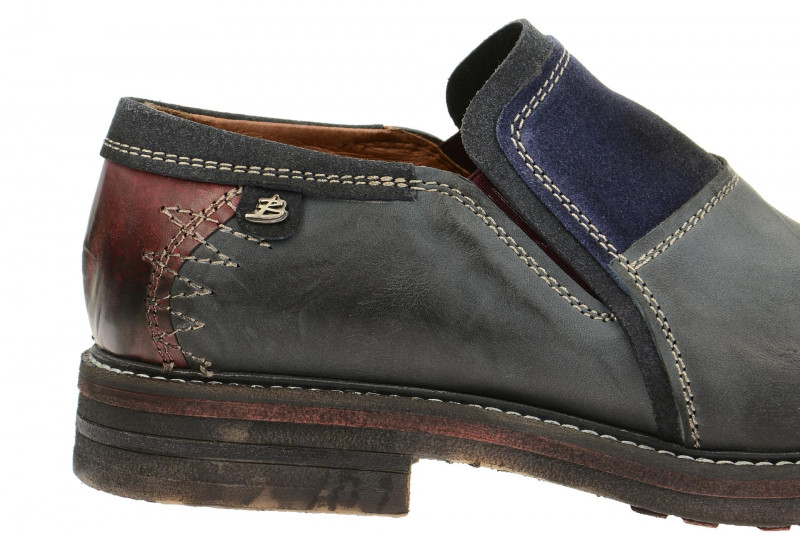 Bello Slipper rot grau blau mix HE130