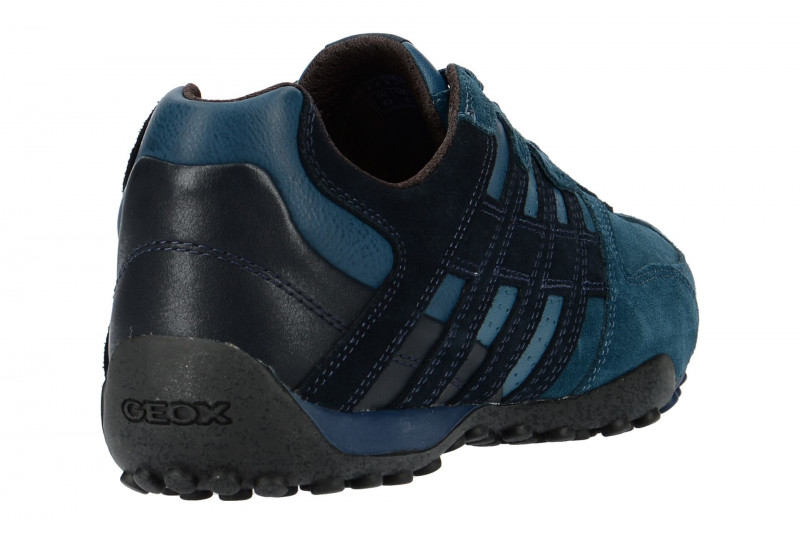 Geox Respira Snake K Herren Sneakers in hellblau dunkelblau mix