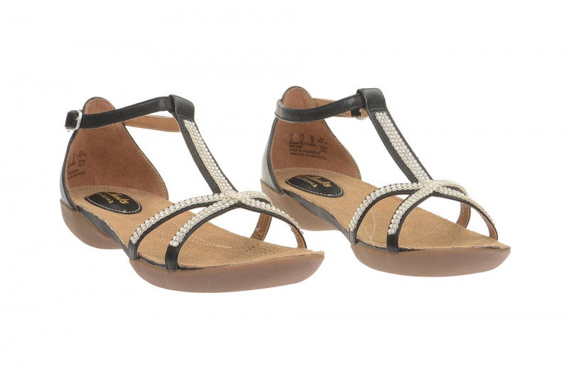 Clarks Raffi Star Sandale schwarz
