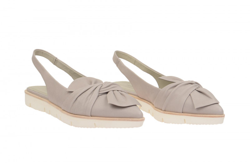K&S Schuhe Ono grau Nappa Sling Pumps
