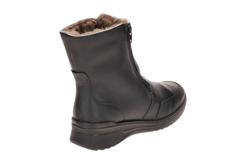 ARA München Winter Stiefelette schwarz H-Weite Lammfell 12-58512
