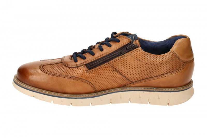 bugatti Sprinter Schuhe Sneakers braun cognac ARY01