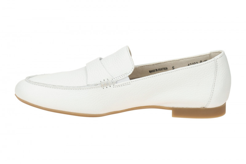 Paul Green Schuhe Loafer weiß Slipper 1056