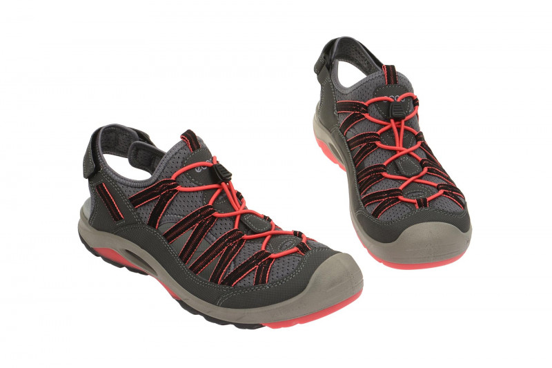 Ecco Biom Delta Sandale grau pink