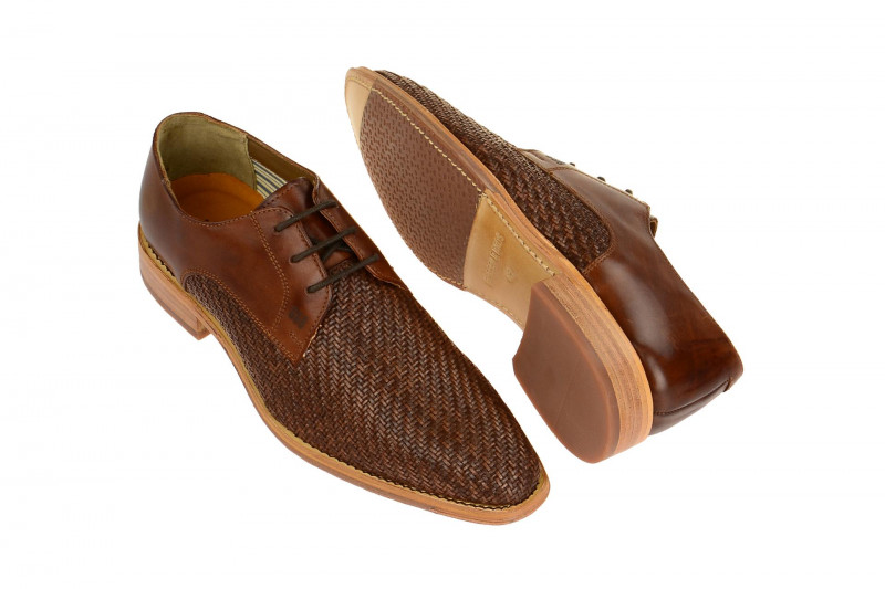 Gordon Bros Schuhe Lorenzo braun flecht S160746
