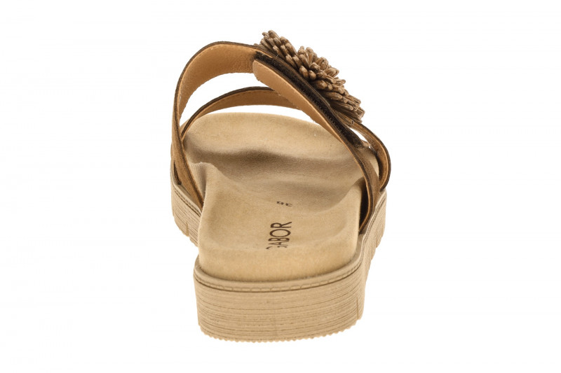 Gabor Pantolette braun cacao Velour 83.743.18