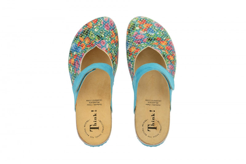 Think Julia Pantolette blau multi Clogs 4-84345-79