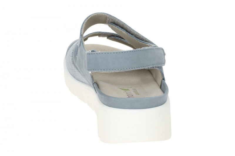 Waldläufer Adea Sandale blau sky OrthoTritt K-Weite 658K01