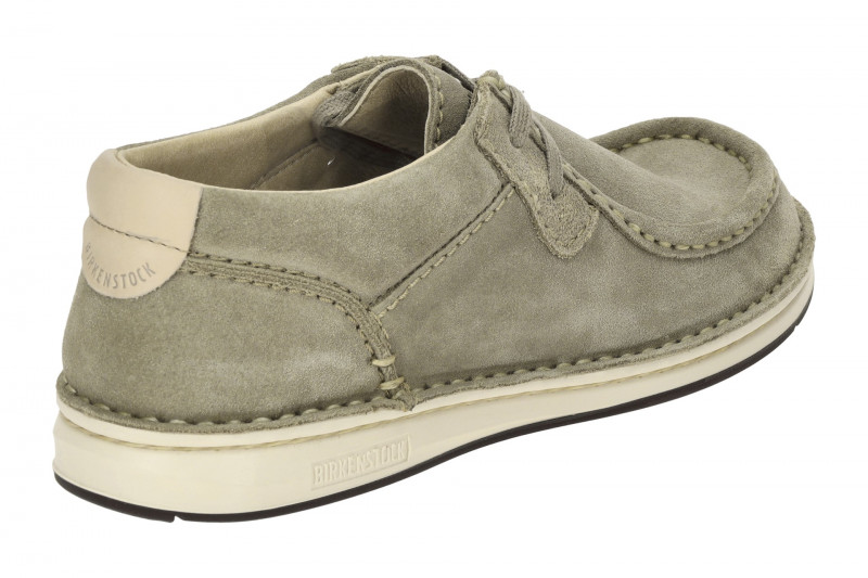 Birkenstock Pasadena Mokassin Schuhe grau taupe SCHMAL 1029677