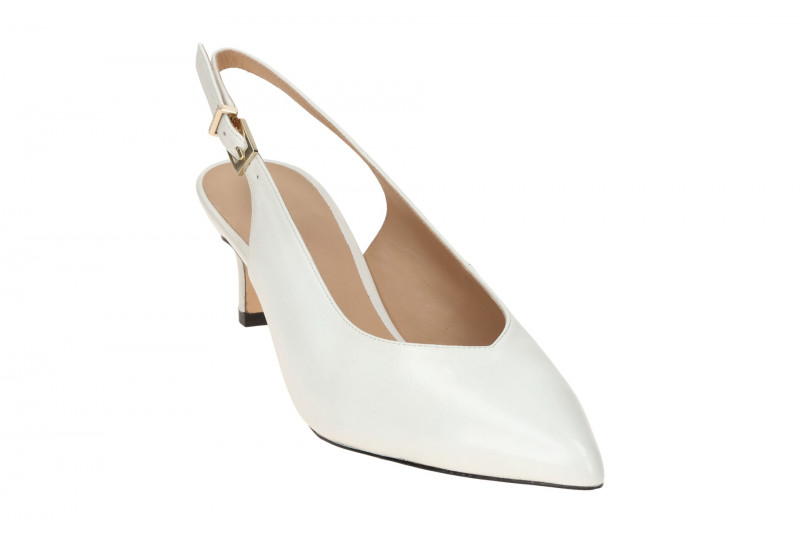 Peter Kaiser Sling Pumps weiß Nappa 79642