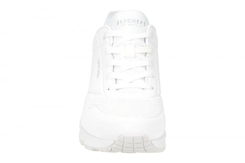 Skechers Uno Schuhe weiß uni Damen Sneakers 73690