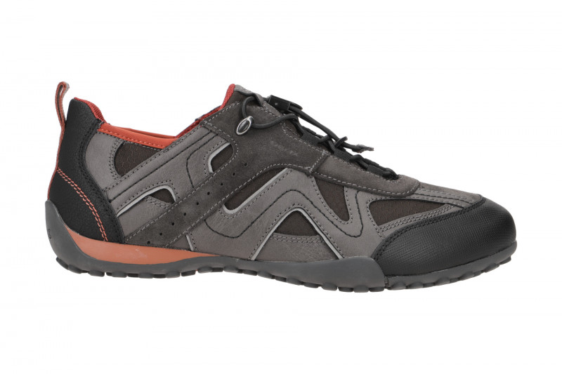Geox Snake Sneaker Schuhe braun grau mud U2507B