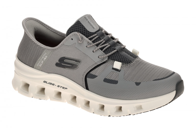 Skechers Glide Step Pro SR Schuhe grau Herren SLIP-INS 200337EC