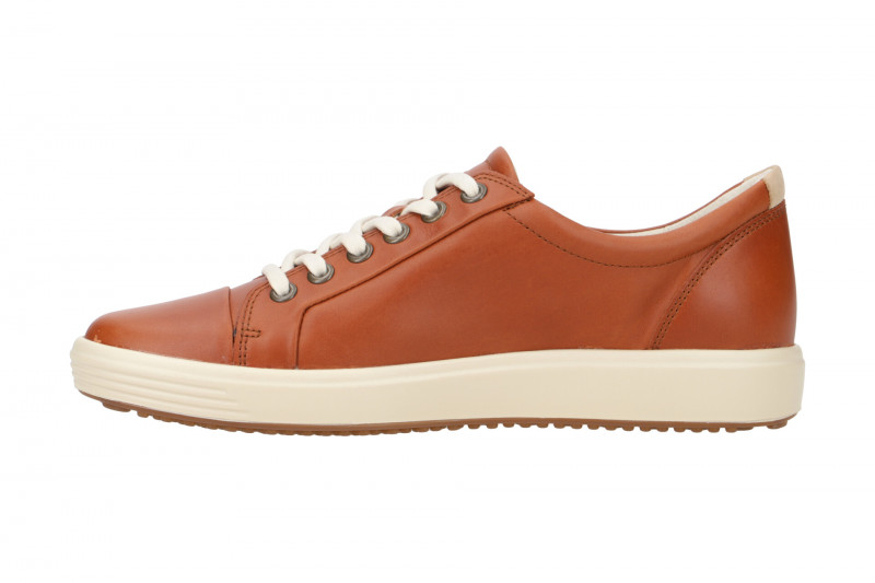 Ecco Schuhe Soft 7 braun cognac Damen Sneaker
