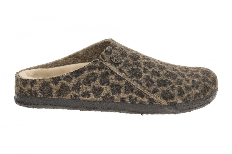 Birkenstock Zermatt Rivet Hausschuhe Clogs braun Leo SCHMAL 1030844