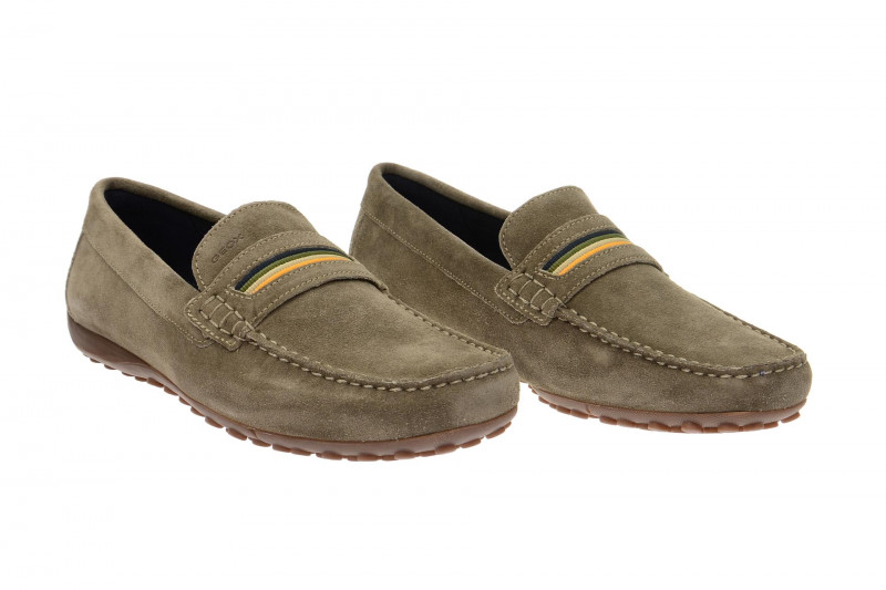 Geox Snake Mokassin Slipper grau - U5207A