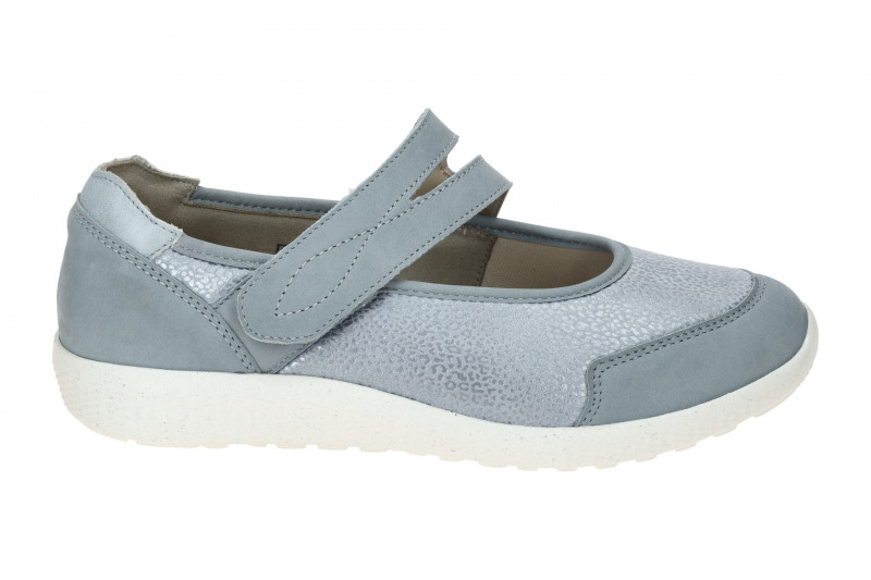 Waldläufer Ira Mary-Jane Schuhe blau sky OrthoTritt M-Weite 815M31