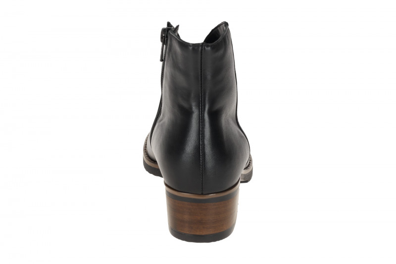 Gabor Stiefelette Ankle Boots schwarz Nappa V-Schnitt 75.512.20